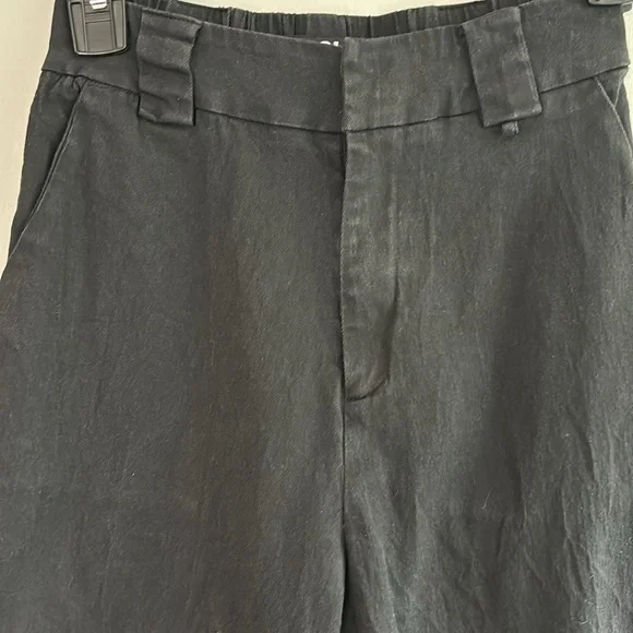 I.AM.GIA. black high rise zip fly joggers - Picture 2 of 9